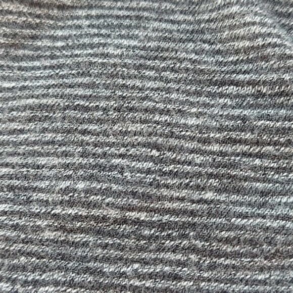 Faherty Gray Stripe Long Sleeve Movement Polo Size Large - Picture 8 of 14